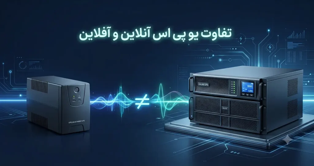 تفاوت یو پی اس آنلاین و آفلاین